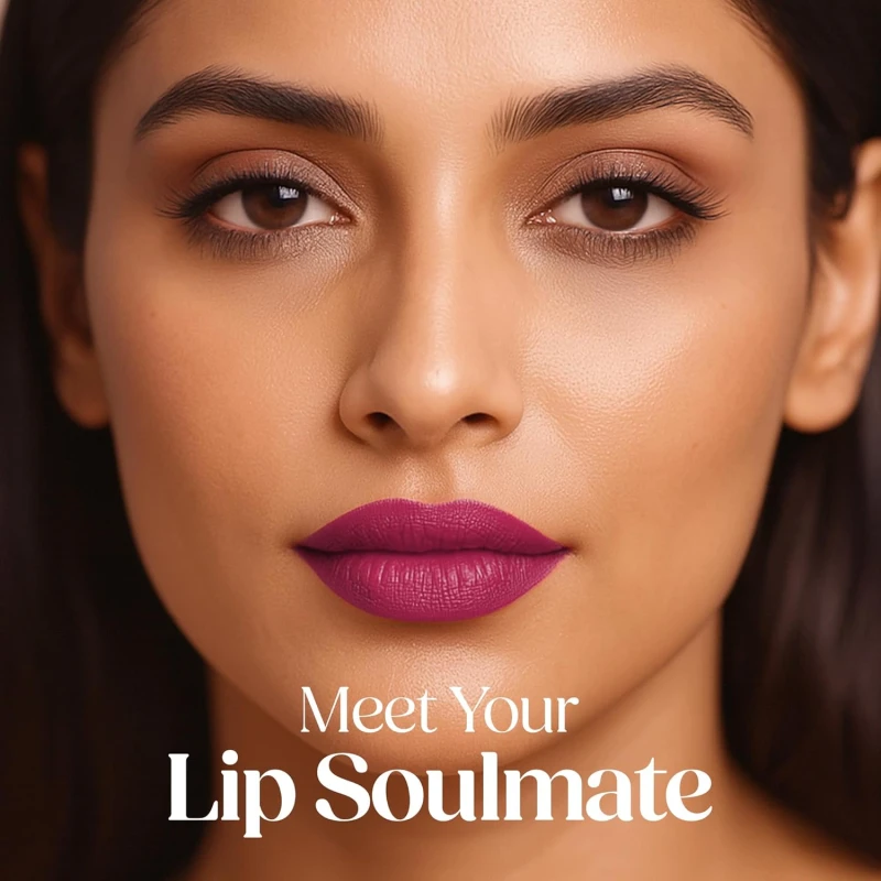 Hilary Rhoda Matte Love Non Transfer Liquid Lipstick | Lightweight & Matte Finish | Waterproof Lipstick for Women | Long Lasting & Non-Drying Lipstick | 5ml (Dusky Mouve - Shade 06) - Thumbnail 3